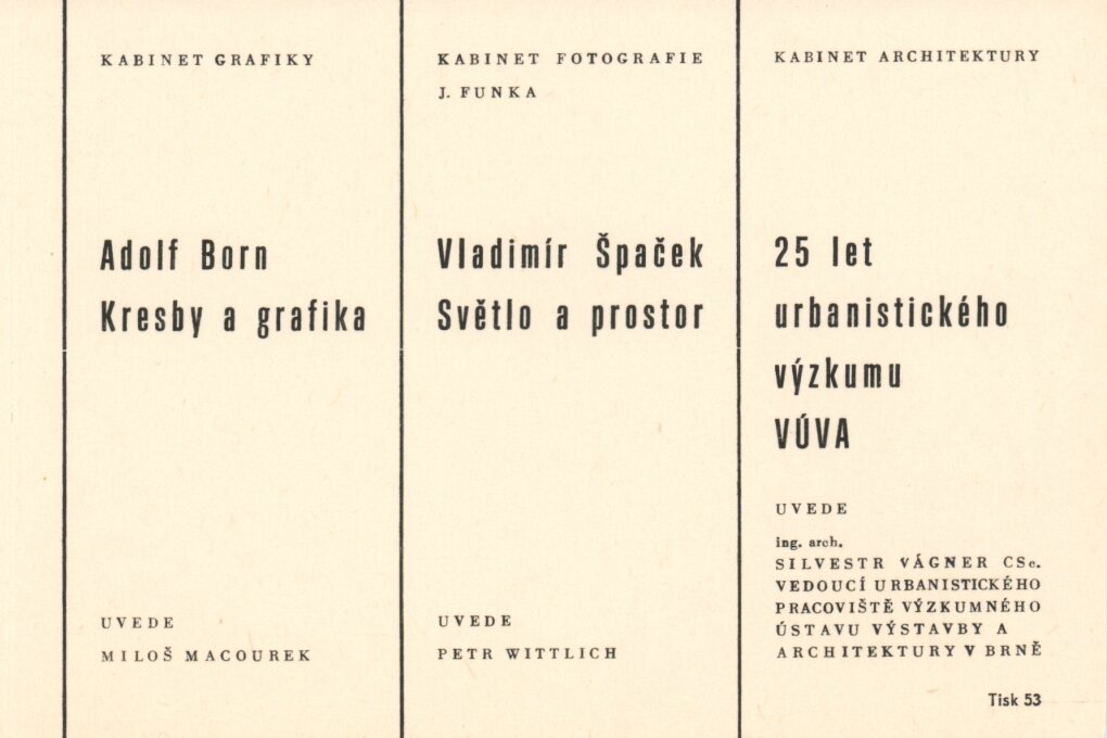 Vladimír Špaček. Světlo a&nbsp;prostor